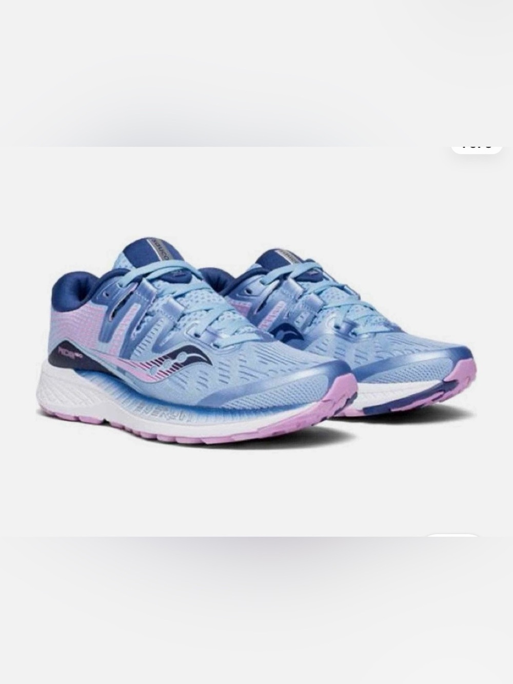 Saucony Ride ISO Women's Running Shoes Blue Purple Size 9.5